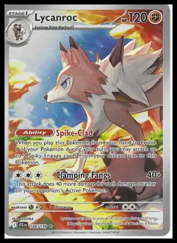 Pokemon - SV09: Journey Together #166/159 Lycanroc FREE SHIPPING (US Only) - Image 1
