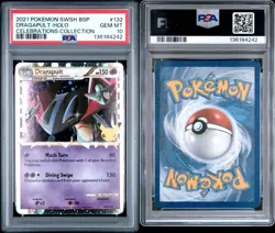 2021 Pokemon SWSH BSP Celebrations Collection #132 Dragapult Holo PSA 10 - Image 3