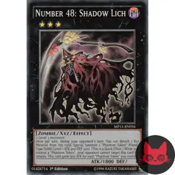 Yugioh Number 48: Shadow Lich MP15-EN056 Common 1st Edition NM - Image 1