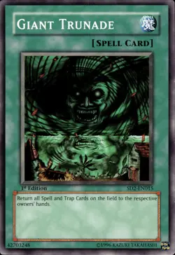 Giant Trunade - 1st Edition SD2-EN015 - LP - YuGiOh - Image 1
