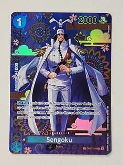 One Piece The Azure Sea's Seven OP14 Sengoku SP Alt Art #OP07-046 - Image 1