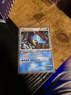 Feraligatr Prime HGSS07 Holo Ultra Rare Pokemon Card Black Star Promo LP - Image 1