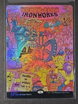 MTG Krark-Clan Ironworks (R 0011) Borderless Foil SLC: An Encyclopedia Of Magic - Image 1