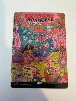 MTG Krark-Clan Ironworks (R 0011) Borderless Foil SLC: An Encyclopedia Of Magic - Image 1