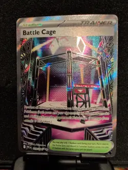 Tcg Pokemon Battle Cage 116/094 Me02: Phantasmal Flames Holo NM Pack Fresh - Image 1