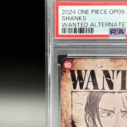 PSA 10 Shanks OP09-004 Wanted Emperors in the New World ONE PIECE Card Japanese - Image 2