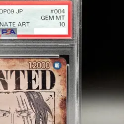PSA 10 Shanks OP09-004 Wanted Emperors in the New World ONE PIECE Card Japanese - Image 3