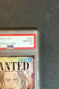 PSA 10 Shanks OP09-004 Wanted Emperors in the New World ONE PIECE Card Japanese - Image 4