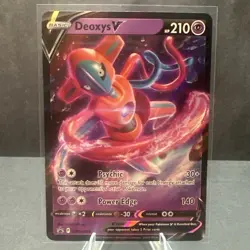 Deoxys V SWSH266 Sword & Shield Black Star Promo Pokemon TCG Card NM - Image 1