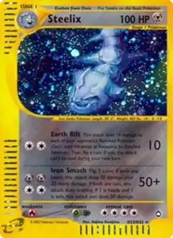 Steelix - H23/H32 - Pokemon Aquapolis Holo Rare Card LP - Image 1