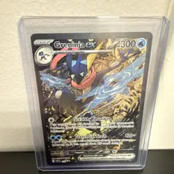 Pokemon TCG Greninja EX 132 Scarlet & Violet Promo Holo Card NM/M Condition ⭐ - Image 1