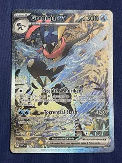 Pokemon TCG Greninja EX 132 Scarlet & Violet Promo Holo Card NM/M Condition - Image 2