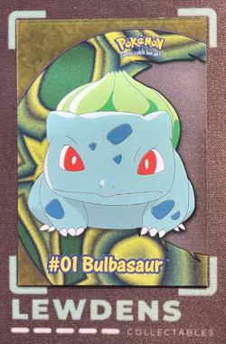 Bulbasaur #01 - PC2 - CLEAR CARD - Pokemon Topps Series 2 - US - Image 1