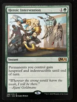 1x MTG Heroic Intervention - Core Set 2021 (M21) #188 - Magic the Gathering - Image 1