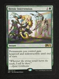 1x MTG Heroic Intervention - Core Set 2021 (M21) #188 - Magic the Gathering - Image 3