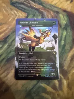Paradise Chocobo - Birds of Paradise Borderless Foil x1, MTG, FIC, NM - Image 1