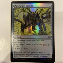 Patchwork Banner Bloomburrow Foil - Image 1