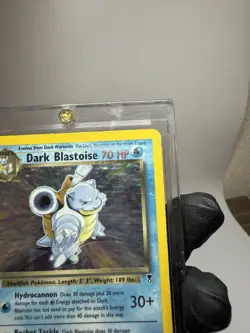 Pokemon TCG Dark Blastoise Holo Rare Card 4/110 Vintage WOTC LP - Image 4