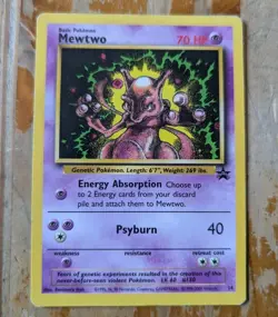Pokemon Card - Black Star Promo #14 - MEWTWO Rare - Image 1