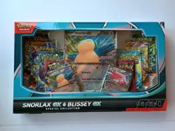 Pokemon Snorlax Ex & Blissey Ex Special Collection Box FACTORY SEALED - Image 1