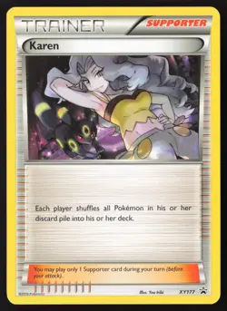 Karen Non Holo XY177 Pokemon XY Promo - Image 1