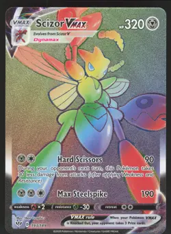 Scizor VMAX 193/189 Secret Rare Pokemon TCG Darkness Ablaze NM - Image 1