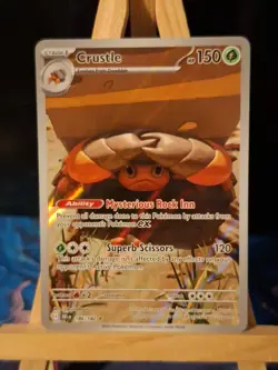 Pokemon TCG Crustle 186/182 Destined Rivals Illustration Rare pack fresh - Image 1