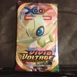 Pokemon TCG Sword & Shield Vivid Voltage Booster Pack Celebi - Image 3
