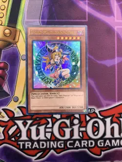 Yugioh Dark Magician Girl YGLD-ENB03 Ultra Rare Holo NM - Image 1