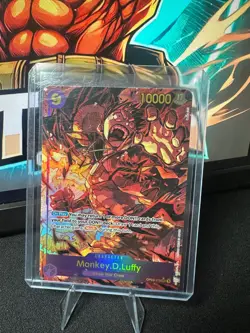 One Piece Card Game Monkey.D.Luffy OP09-119 Secret Rare SEC Alt Art English NM - Image 1