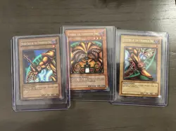 Yu-Gi-Oh! TCG Exodia The Forbidden One 3/5 Pieces LOB - Image 1