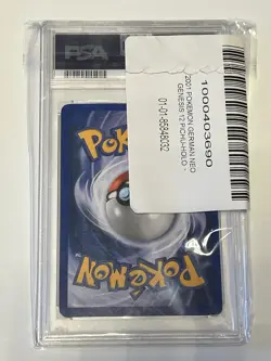 Pichu Holo Pokemon 2001 Neo Genesis 12/111 Deutsch PSA 7 Graded Near Mint German - Image 2