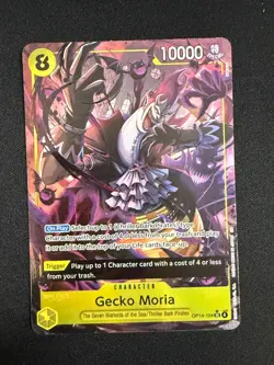 Gecko Moria (OP14-104 SR) ALT ALT - Azure Sea's Seven (One Piece) - Image 1