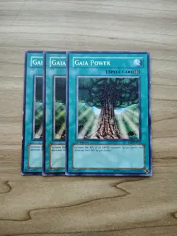 Yu-Gi-Oh! - Gaia Power 3X - Full Playset - Image 1