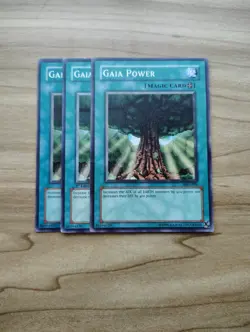Yu-Gi-Oh! - Gaia Power 3X - Full Playset - Image 1