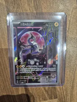POKEMON SCARLET & VIOLET ETB #013 MIRAIDON BLACK STAR PROMO - NM - Image 1