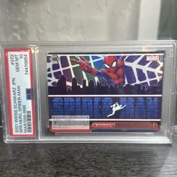 Marvel 2021 Weiss Schwarz Jpn Spider-Man MAR/S89-RRR PSA 10 #072 - Image 1