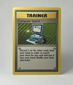 Computer Search Trainer Base Set 71/102 Rare Unlimited 1999 WOTC LP+ Pokemon TCG - Image 1