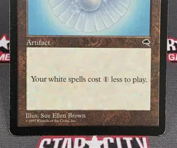 MTG Pearl Medallion- DAMAGED -Tempest Magic the Gathering Card # 300 - Image 4