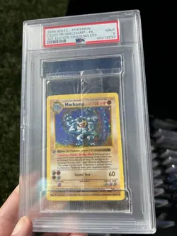 Pokemon TCG Machamp Holo Rare 1st Edition Shadowless SEALED - Image 1