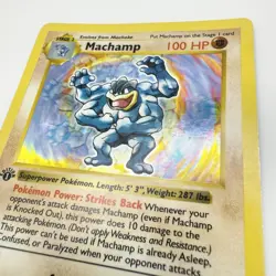 Pokemon TCG Cards 1st Edition SHADOWLESS Machamp 8/102 Base Set Holo Rare LP-MP - Image 4