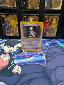 Mewtwo - 10/102 - Pokemon Base Set Unlimited Holo Rare Card WOTC NM - Image 1