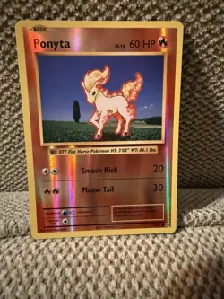 Ponyta 19/108 Reverse Holo Common XY - Evolutions Pokemon Card NM/LP - Image 1