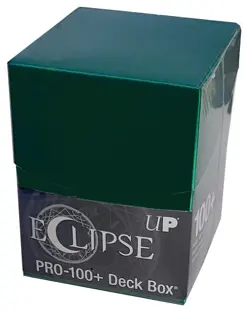 Ultra Pro Eclipse 100+ Forest Green Deck Box with Divider card storage case ccg - Image 1