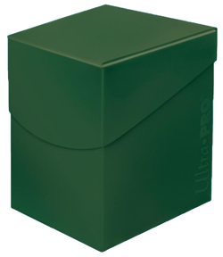 Ultra Pro Eclipse 100+ Forest Green Deck Box with Divider card storage case ccg - Image 4