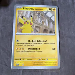 Pikachu At The Museum OVERSIZED Promo Card - Natural History Museum - SEALED ✅ - Image 1