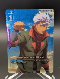 Gundam Card Game With Iron and Blood ST05-013 C+ English Foil - Image 1