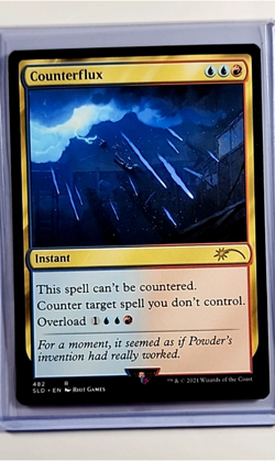 2021 MTG Magic the Gathering SLD Secret Lair Drop #482 Counterflux - Image 1