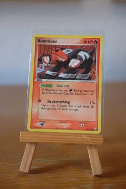 Pokemon Karte Houndour 60/109 EX Team Rocket Returns Regular EN - Image 1