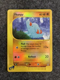 Pokemon TCG - Phanpy (100/147) Aquapolis - Reverse Holo - NM/LP - Image 1